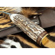 Filopampa Cuchillo Criollo Argentino  Asta de Ciervo -  Acero Inoxidable 440 Premium