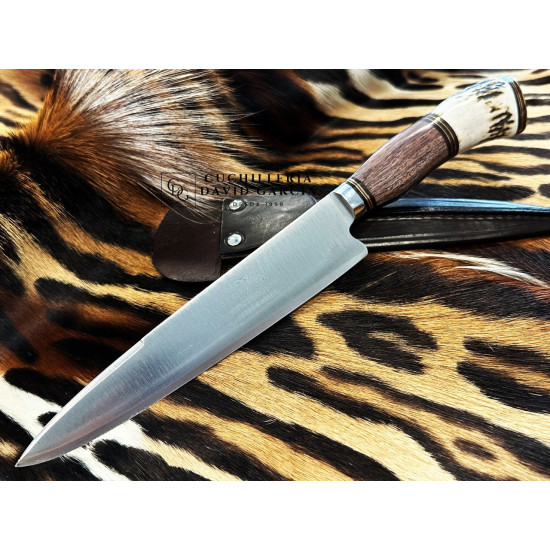 Filopampa Cuchillo Criollo Argentino Made de Itín Violacea y Asta de Ciervo -  Acero Inoxidable 440 Premium
