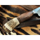 Filopampa Cuchillo Criollo Argentino Made de Itín Violacea y Asta de Ciervo -  Acero Inoxidable 440 Premium