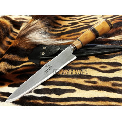 Filopampa Cuchillo Criollo Argentino Hueso Potro -  Acero Carbono 51-60 Forjado Cromo