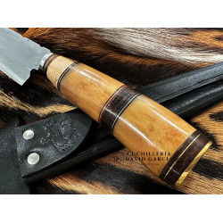 Filopampa Cuchillo Criollo Argentino Hueso Potro -  Acero Carbono 51-60 Forjado Cromo