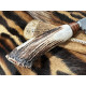 Filopampa Cuchillo Criollo Argentino Asta de Ciervo con roseta -  Acero Carbono 51-60 Forjado Cromo