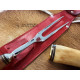Filopampa Juego de Asado Artesanal  Cuchillo Criollo  - Tenedor - Funda Cuero 