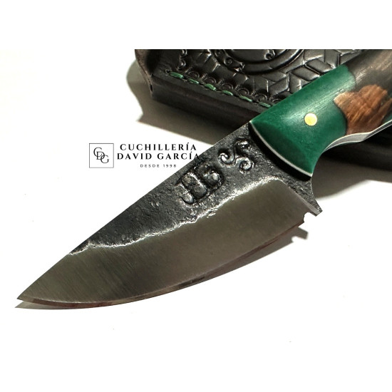 Forja Celta Cuchillo koksal Neck Acero 5160 Encina y Resina