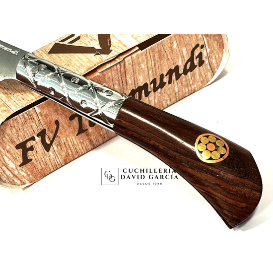 F.V Taramundi Navaja Artesana Madera de Cocobolo Pin decorativo