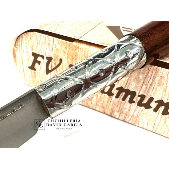F.V Taramundi Navaja Artesana Madera de Cocobolo Pin decorativo