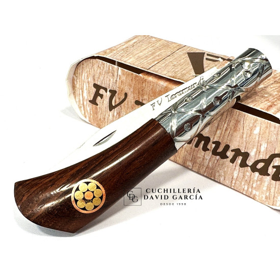 F.V Taramundi Navaja Artesana Madera de Cocobolo Pin decorativo
