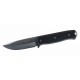 Fallkniven F1Xb Elmax Black Blade - Tungsten Carbide Finish Zytel Sheath
