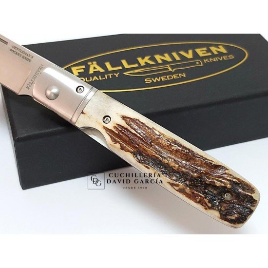 Fallkniven Gentleman Pocket GPs Asta Ciervo Sambar Fallkniven Gentleman Pocket GPs Asta Ciervo Sambar
