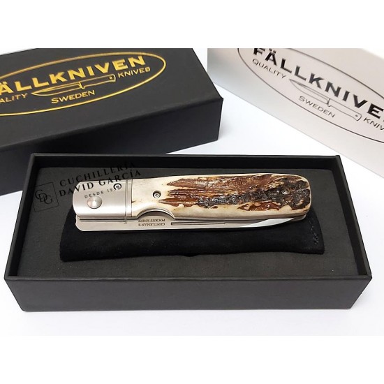 Fallkniven Gentleman Pocket GPs Asta Ciervo Sambar Fallkniven Gentleman Pocket GPs Asta Ciervo Sambar