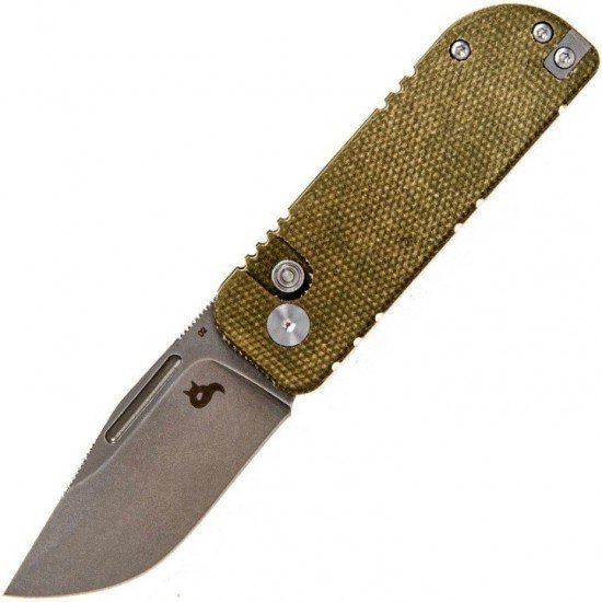 Navaja Black Fox BF-758 MI Micarta Verde Un-Bowie Design By por Kean Alfaro Navaja Black Fox BF-758 MI Micarta Verde Un-Bowie Design By por Kean Alfaro