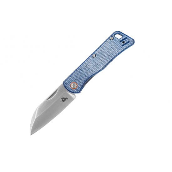 BlackFox Teeny BF-785 MIBL  Micarta Azul, Acero D2  