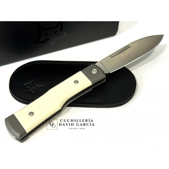 Fox Barlow FX-558-BO Micarta Bison Acero M390 Fox Barlow FX-558-BO Micarta Bison Acero M390