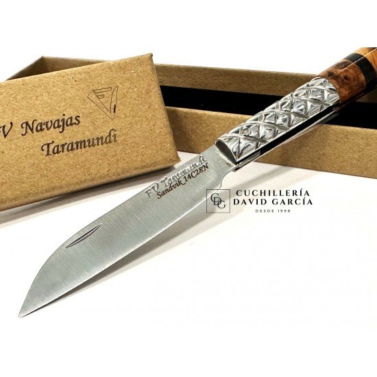 FV Taramundi Navaja Artesana Maderas Combinadas Virola Decorada