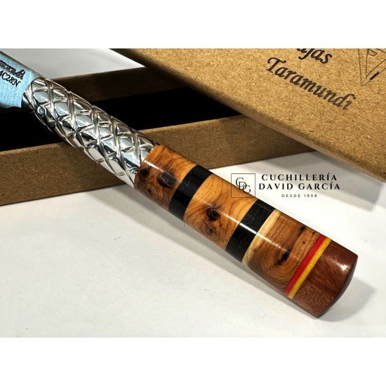 FV Taramundi Navaja Artesana Maderas Combinadas Virola Decorada