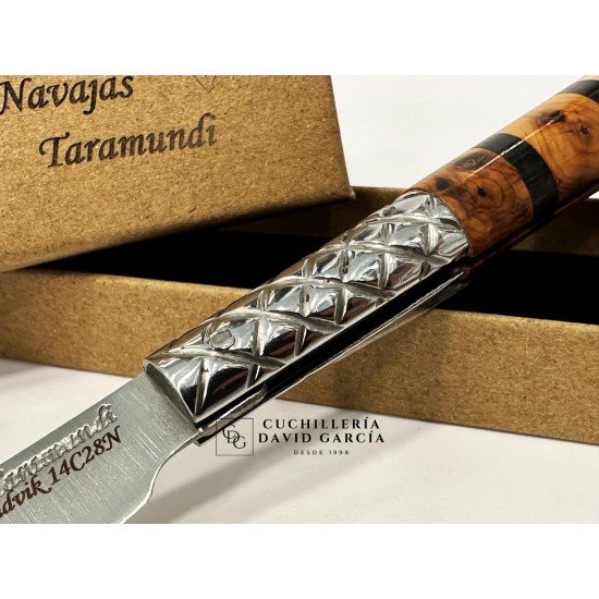 FV Taramundi Navaja Artesana Maderas Combinadas Virola Decorada