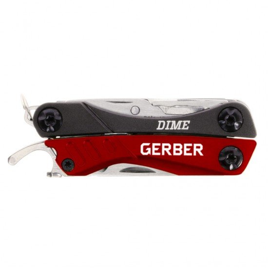 Gerber Dime Micro multiherramienta roja, 10278829