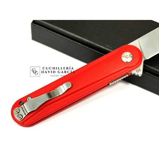 Iakue Dandy G10 rojo Acero D2 11059 Iakue Dandy G10 rojo Acero D2 11059