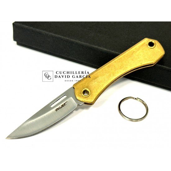 Iakue Navaja Mini Wómbat Acero D2 Latón 11061 Iakue Navaja Mini Wómbat Acero D2 Latón 11061