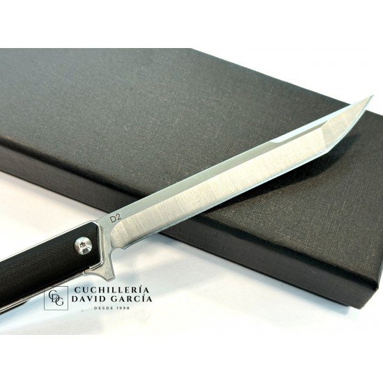 Iakue Pluma G10 negro Acero D2 11097 Iakue Pluma G10 negro Acero D2 11097
