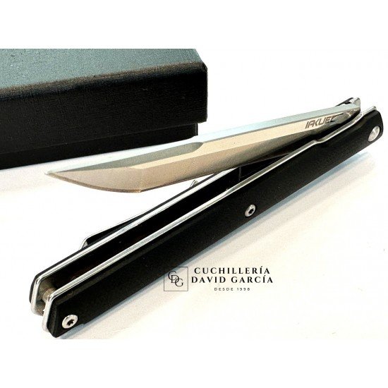 Iakue Pluma G10 negro Acero D2 11097 Iakue Pluma G10 negro Acero D2 11097