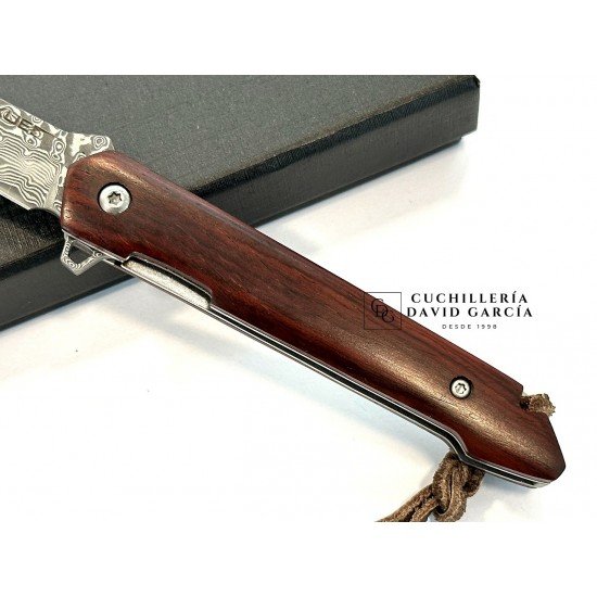 Iakue Deluxe Madera Rosewood Acero Damasco 11017 Iakue Deluxe Madera Rosewood Acero Damasco 11017