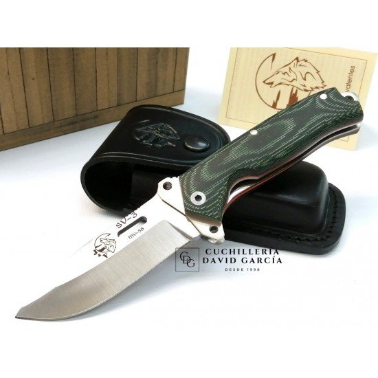 J&V Cuchillos de Aventura SV3 Micarta Verde J&V Cuchillos de Aventura SV3 Micarta Verde