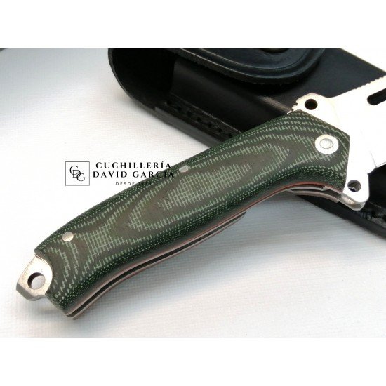 J&V Cuchillos de Aventura SV3 Micarta Verde 