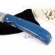 J&V Cuchillos de Aventura Campera Micarta Turquesa Acero14C28N 1416-MT J&V Cuchillos de Aventura Campera Micarta Turquesa Acero14C28N 1416-MT