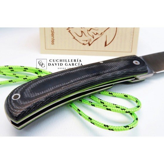 J&V Cuchillos de Aventura Campera TRF Negro Acero14C28N J&V Cuchillos de Aventura Campera TRF Negro Acero14C28N