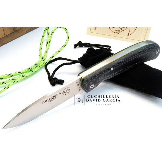 J&V Cuchillos de Aventura Campera TRF Negro Acero14C28N J&V Cuchillos de Aventura Campera TRF Negro Acero14C28N