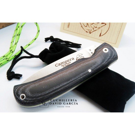 J&V Cuchillos de Aventura Campera TRF Negro Acero14C28N J&V Cuchillos de Aventura Campera TRF Negro Acero14C28N