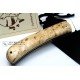 J&V Cuchillos de Aventura Campera Madera de Abedul Acero carbono XC75 J&V Cuchillos de Aventura Campera Madera de Abedul Acero carbono XC75