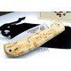 J&V Cuchillos de Aventura Campera Madera de Abedul Acero carbono XC75 J&V Cuchillos de Aventura Campera Madera de Abedul Acero carbono XC75
