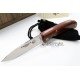 J&V Cuchillos de Aventura Campera Madera de Cocobolo Acero14C28N J&V Cuchillos de Aventura Campera Madera de Cocobolo Acero14C28N