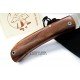 J&V Cuchillos de Aventura Campera Madera de Cocobolo Acero14C28N J&V Cuchillos de Aventura Campera Madera de Cocobolo Acero14C28N