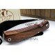 J&V Cuchillos de Aventura Campera Madera de Cocobolo Acero carbono XC75