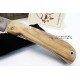 J&V Cuchillos de Aventura Campera Madera de Olivo Acero14C28N J&V Cuchillos de Aventura Campera Madera de Olivo Acero14C28N