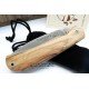 J&V Cuchillos de Aventura Campera Madera de Olivo Acero14C28N J&V Cuchillos de Aventura Campera Madera de Olivo Acero14C28N