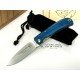 J&V Cuchillos de Aventura Campera XS Micarta Turquesa Acero14C28N 1416-XS-MT J&V Cuchillos de Aventura Campera XS Micarta Turquesa Acero14C28N 1416-XS-MT