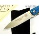 J&V Cuchillos de Aventura Campera XS Micarta Turquesa Acero14C28N 1416-XS-MT J&V Cuchillos de Aventura Campera XS Micarta Turquesa Acero14C28N 1416-XS-MT