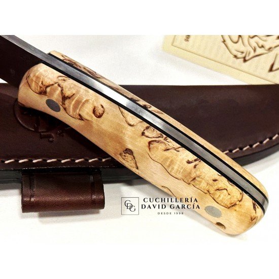 J&V Cuchillos de Aventura XS-Drop Madera de Abedul 1803-AB J&V Cuchillos de Aventura XS-Drop Madera de Abedul 1803-AB