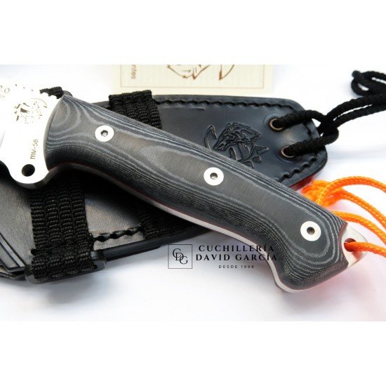 J&V  Cuchillos de Aventura Celtibero Evolution 2.0 Micarta Negra 1172P-M1 