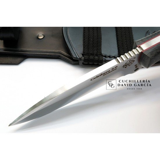 J&V  Cuchillos de Aventura Celtibero Evolution 2.0 Micarta Negra 1172P-M1 