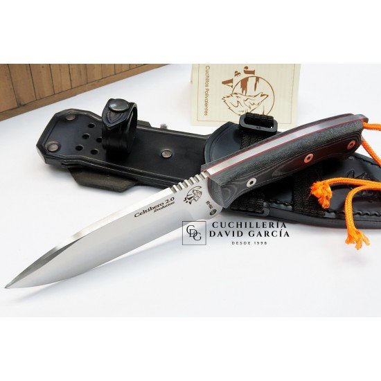 J&V  Cuchillos de Aventura Celtibero Evolution 2.0 Micarta Negra 1172P-M1 