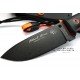 J&V  Cuchillos de Aventura Black - Bear Black Micarta Yute 1501-YU-PA