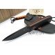 J&V  Cuchillos de Aventura Black - Bear Black Micarta Yute 1501-YU-PA