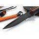 J&V  Cuchillos de Aventura Black - Bear Black Micarta Yute 1501-YU-PA