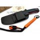 J&V  Cuchillos de Aventura Black - Bear Black Micarta Yute 1501-YU-PA