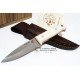 J&V Cuchillos de aventura Bushcraft Micarta Marfil 1202-M9 J&V Cuchillos de aventura Bushcraft Micarta Marfil 1202-M9